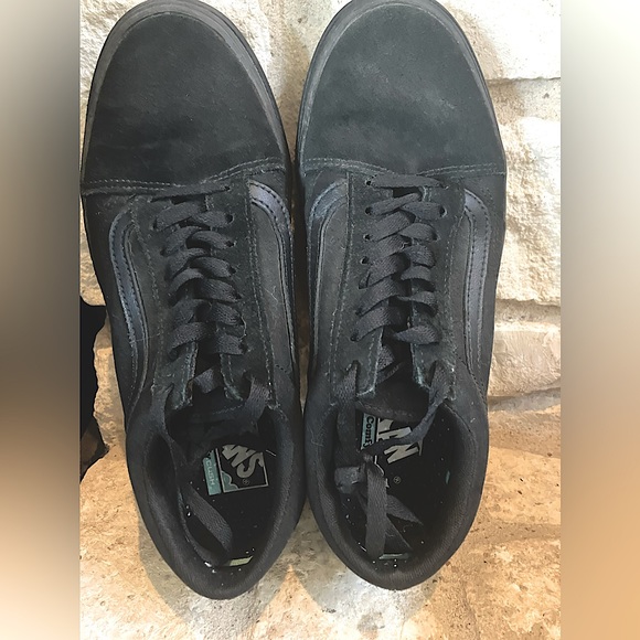 Vans Other - Vans Low Black Suede ComfyCush Men’s 9.5, Women’s 11– excellent condition